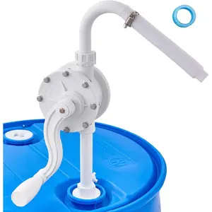 VEVOR Drum Pump, 9.5 oz. Per Stroke, Lever - Action Barrel Pump, Fits 5 - 55 Gallon Drums with 3 - Section Suction Tube Assembly Hose, Hand Operated, Designed to Transfer Water, Alcohol, Corrosive LiquidsVEVOR Super Brand Day