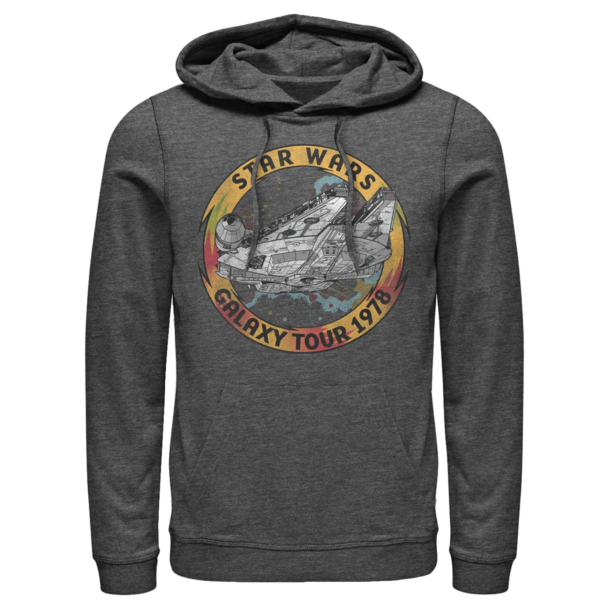 Men's Star Wars: The Rise of Skywalker Vintage Galaxy Tour Pull Over Hoodie