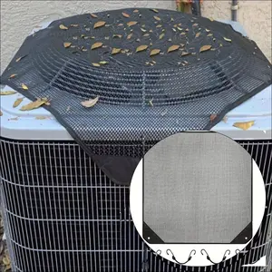 Outdoor Air Conditioner Cover, 1 Count Reusable Air Conditioner Cover with Safety Installation Hook, Household Textiles for Home Living Room Bedroom, Dustproof Cover, AC Unit Cover, Durable Cover, Dustproof Design