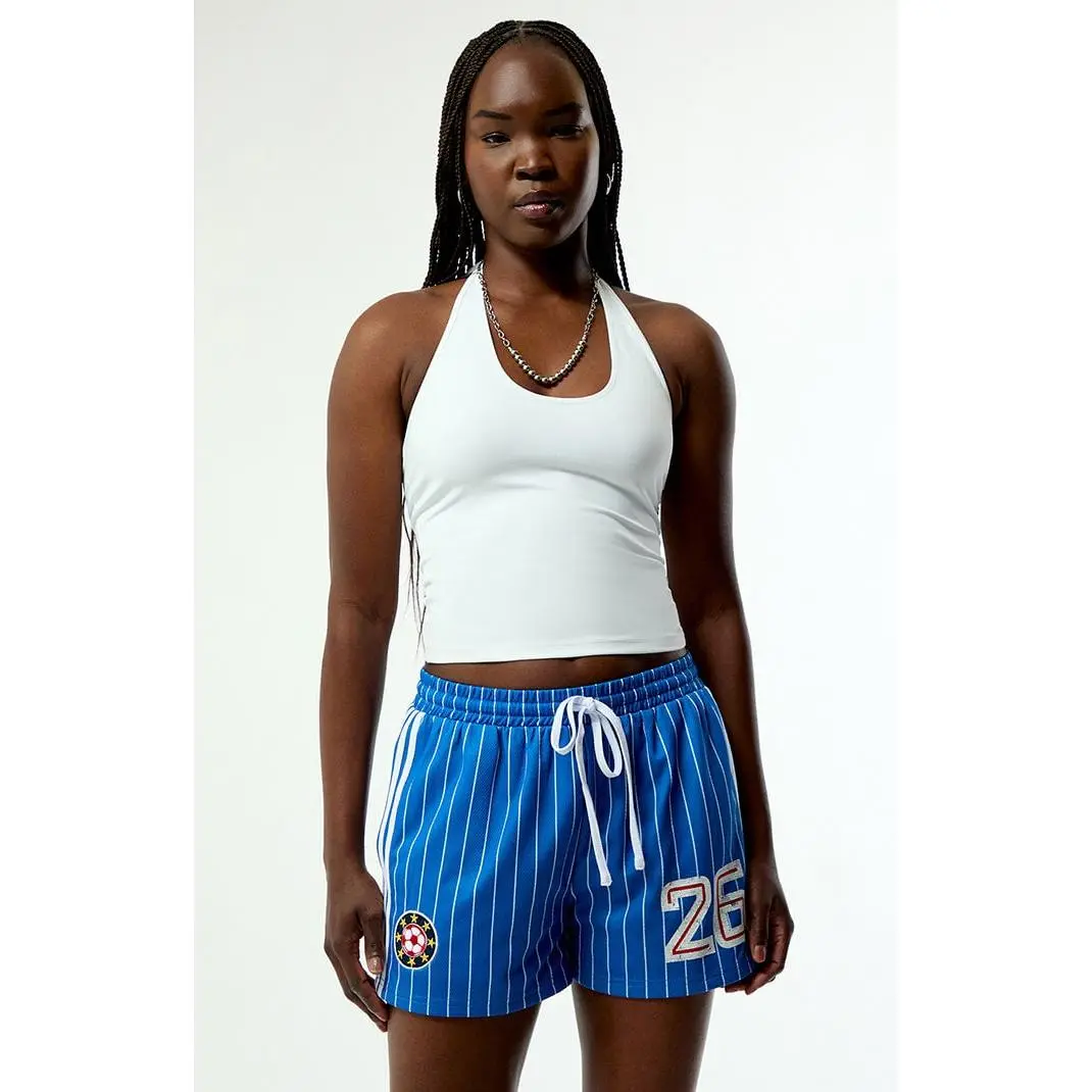 Pacsun Women's Striped 26 Soccer Shorts