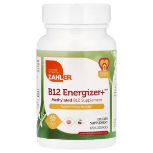 Zahler B12 Energizer+™, Natural Cherry, 120 Lozenges (5,000 mcg per Lozenge)