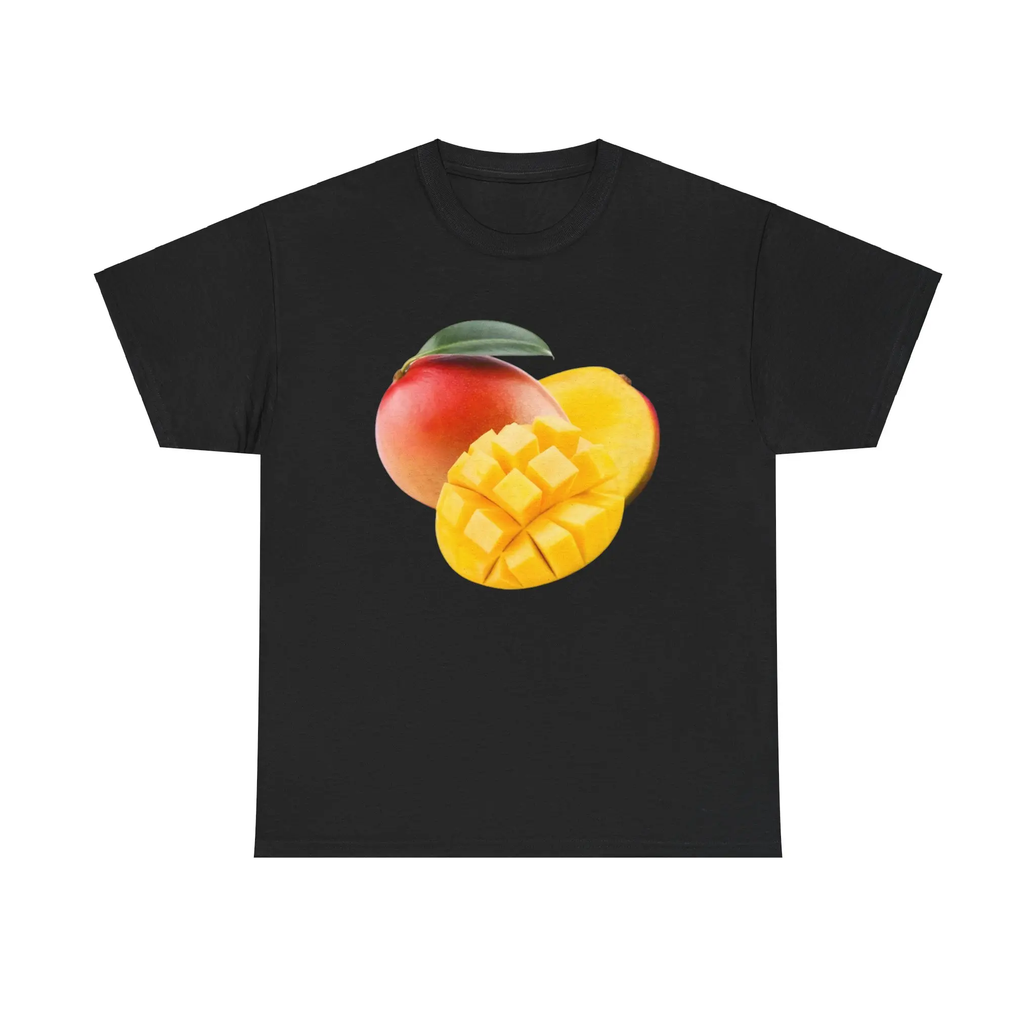 Unisex Tee, Funny Winter Mango Meme T-Shirt, Cotton Shirt, Gift for Him Her, Graphic Top, Short Sleeve Apparel