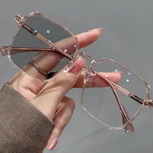 Framed high-end glasses with anti blue light with case