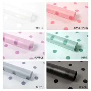 Flower Wrapping Paper, Waterproof, 24"x 24" inch - Variable Colors | Dots Design