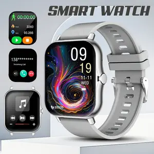 Men's/Women's Multifunctional Smartwatch, 1.83-inch Touchscreen Smart Watch, Digital Smart Watch, Wireless Call/Dialing, Multiple Sports Modes, Call Reminder and Refusal, Message Notification, Multiple Wallpapers, for IPhone/Android