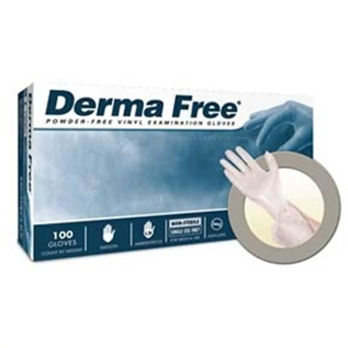 Microflex MFX-DF850L Large Powder Free Vinyl Glove