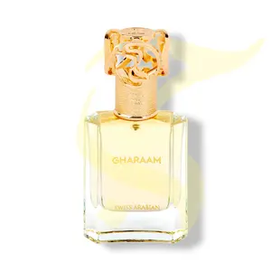 Swiss Arabian Gharaam Eau De Parfum - Luxury Long Lasting Fragrance for Men & Women - Seductive Amber, Fresh & Woody Fragrance Family - 1.7 Oz (50ml)