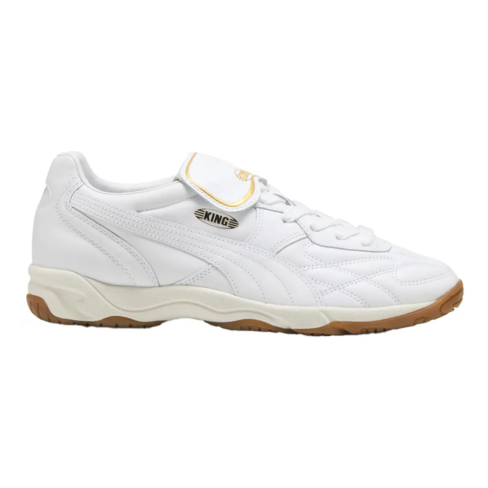 PUMA Mens King Indoor Lace Up Sneakers Shoes Casual - White