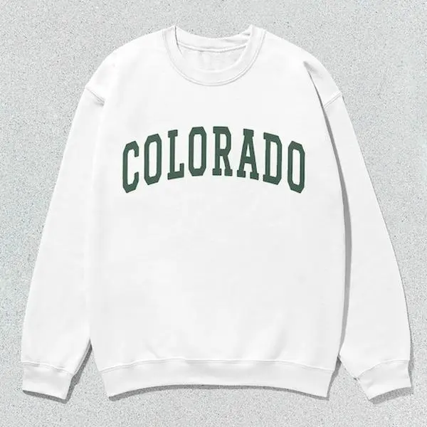 Men's Collegiate Crewneck Pullover Sweatshirt - Unisex Sage Green, Casual Long Sleeve Tops, Round Neck