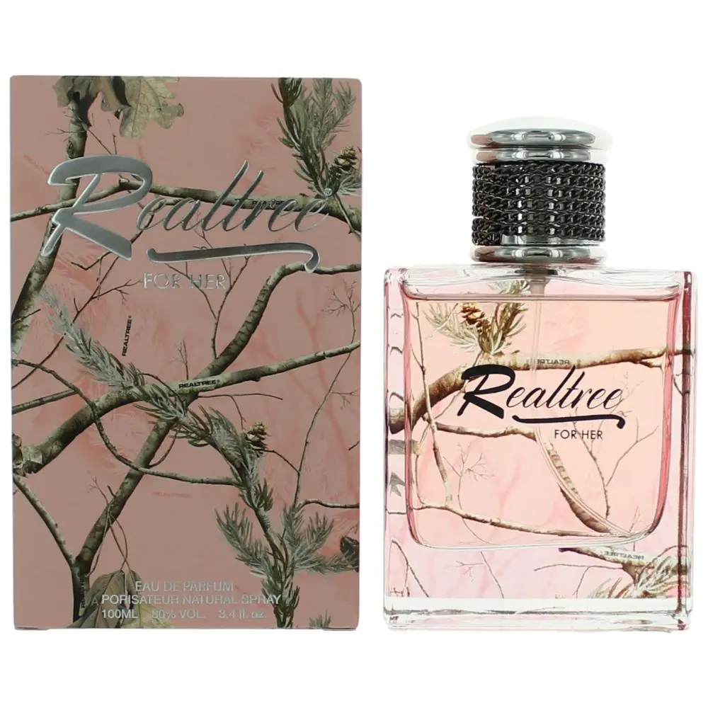 Realtree for Her Oriental Blend Eau de Parfum Spray - Alcohol-Based Women's Fruity Floral Fragrance with Pomegranate, Amber, Persimmon Hint & Exotic Florals, 3.4 fl oz, Alcohol-Based Women's Fragrance, Eau De Parfum Women's Fragrance