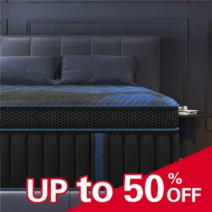 12"14" Twin Full Queen King Size Mattress in a Box Hybrid Pocket Spring Memory Foam, Medium Firm Ergonomic Mattress motion isolation with Lumbar Support