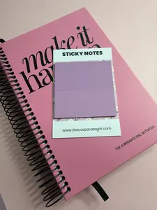 Purple Square Sticky Notes