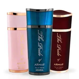 The Pride of Armaf Admiral, Rose Oud Femme & Pour Femme Eau de Parfum Sprays 100ML (3.4 oz) By Armaf (Bundle)