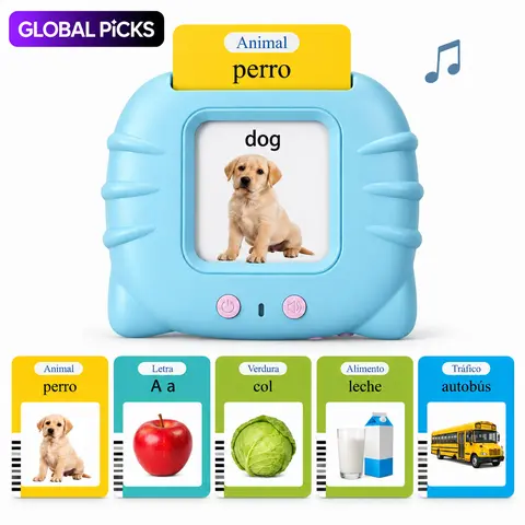 KIDGENIUS Talking Flash Card Toy Gift for Preschoolers, 224 Sight Words for Birthday and Holiday Learning