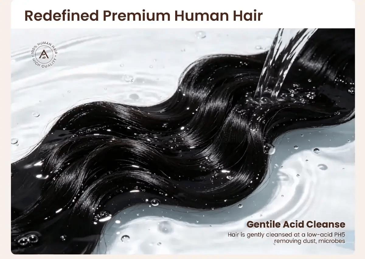 [Summer Must Have] Ashimary Water Wave Invisi-Strap Snug Fit 360 Skin Lace Frontal Human Hair Wig Bleached Knots With Drawstring#Summervibes, Lace Front Wigs, Glueless Part Wig