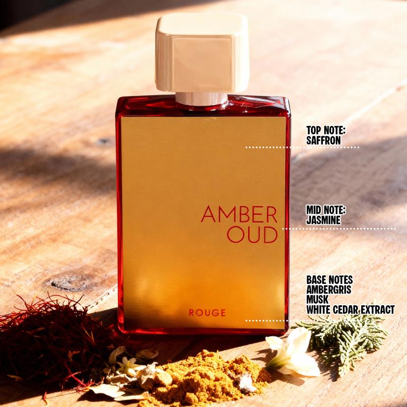 EBC Amber Oud Rouge Perfume for Women, 100ml Eau de Parfum