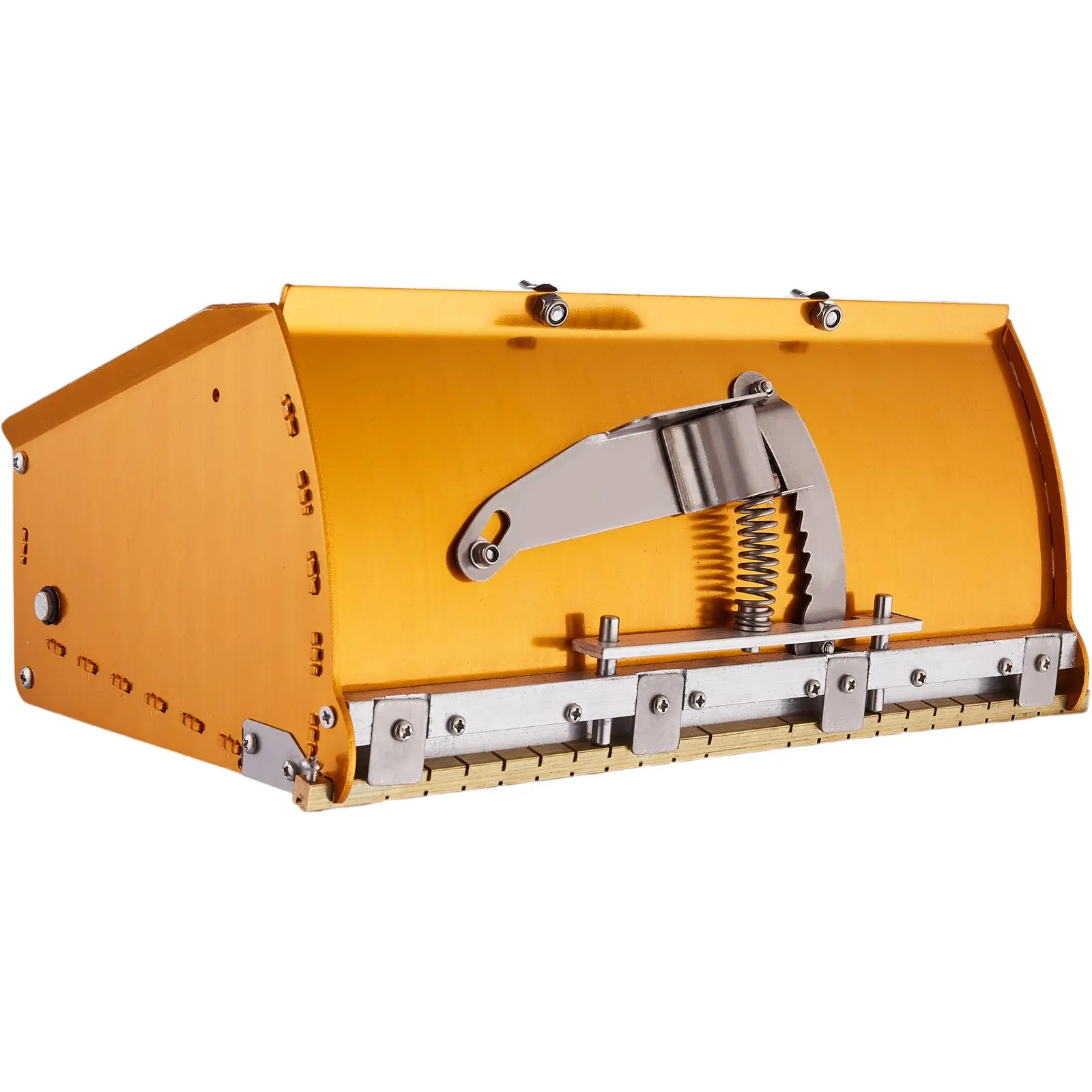 10-Inch Aluminum Alloy Drywall Flat Box (Model VV-PQPSH), 2 Extra Stainless Steel 10/12-Inch Blades for Plasterboard, Bonus Mudguard + Blades