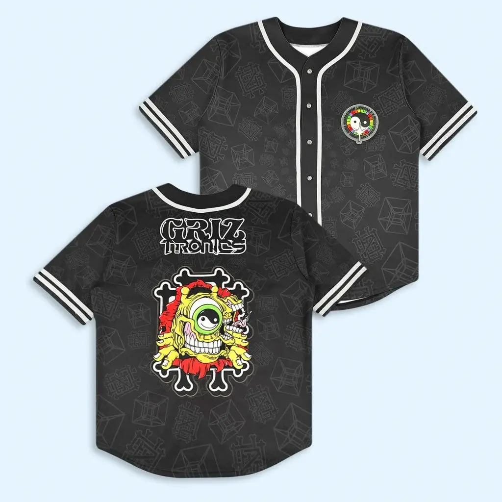 Subtronics Merch 2026 Griztronics Event Baseball Jersey Music Related Gifts For Fans