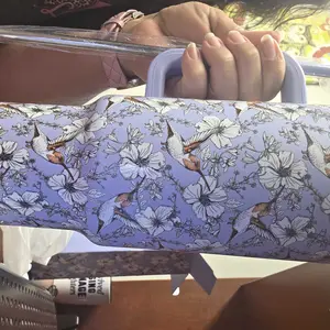 Product Review of 【Latest Style】 - Meoky 40oz Stay Hot Or Cold All DayStainless Steel Thermos Cup, Perfect For Car, Office & Travel, Large Capacity, Trendy Design, Valentine's Day gift Ready Glow-In-The-Dark White Marine Life, Insulated Mug Tumbler With Handle from 🦉** M**e ❌**🦉