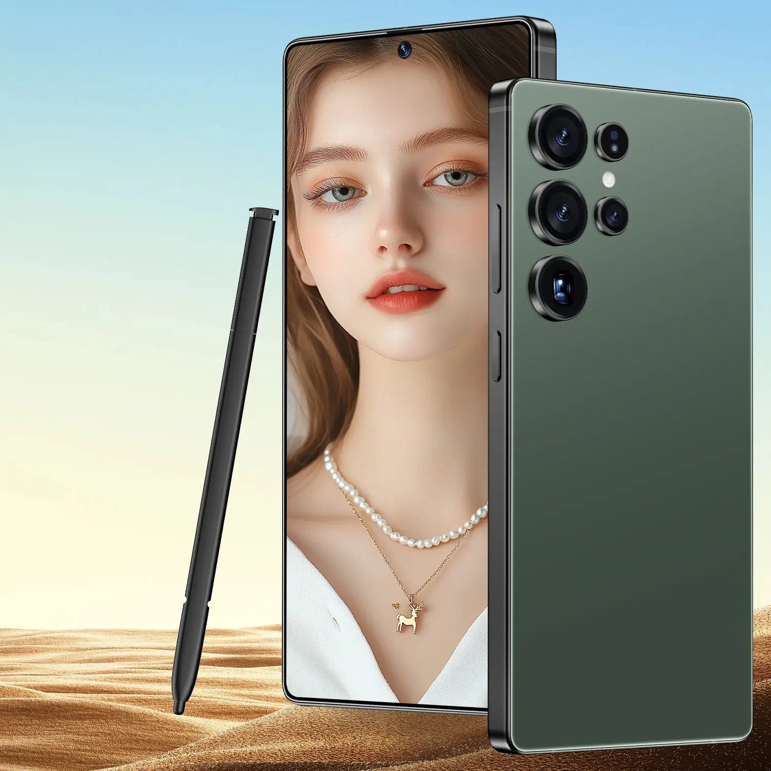 C25 Ultra Smart unlock phone, built-in pen, supports face