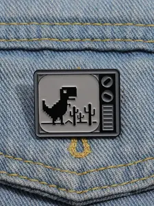 Dinosaur Design Brooch Pin, Casual Durable Alloy Badge for Daily Vacation Holiday Party for Daily Clothing Decor, Trendy All-match & Exquisite Brooch Jewellery for Birthday Gift