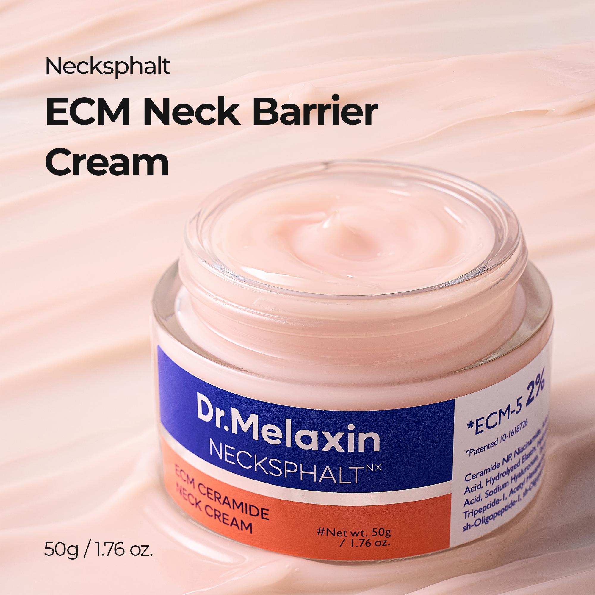 [Dr.Melaxin Official] Necksphalt ECM Neck Barrier Cream | Anti-aging Cream, Firming Wrinkles, Skin Lifting | Korean Cosmetics | 1.7 fl oz (50 ml)