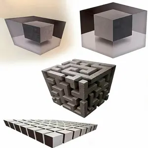 Impossible Corner Wall Art Sticker, 3D Optical Illusion Corner Decal, Realistic Wall Decoration for Living Room, Bedroom, Office, Gallery Space, Multifunctional Use, Artistic, Decorative, Visual Appeal, Interior Aesthetics