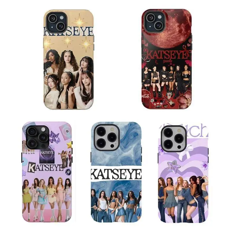 Katseye phone case, compatible with iPhone 17/16/15/14/13, fan gift, Katseye merchandise.