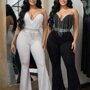 Luxury Colombian Two-Piece Set – Rhinestone Corset Top & Sculpting Leggings (Premium Suplex Fabric)
