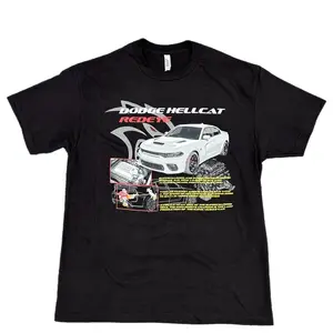 Hellcat Redeye t-shirt 100% cotton heavyweight tee  Men’s unisex Menswear Graphic