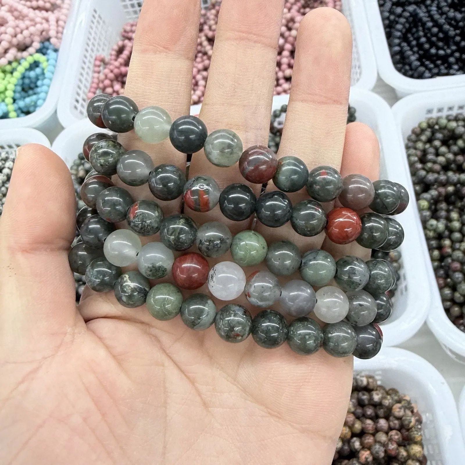 8MM Bloodstone bracelet