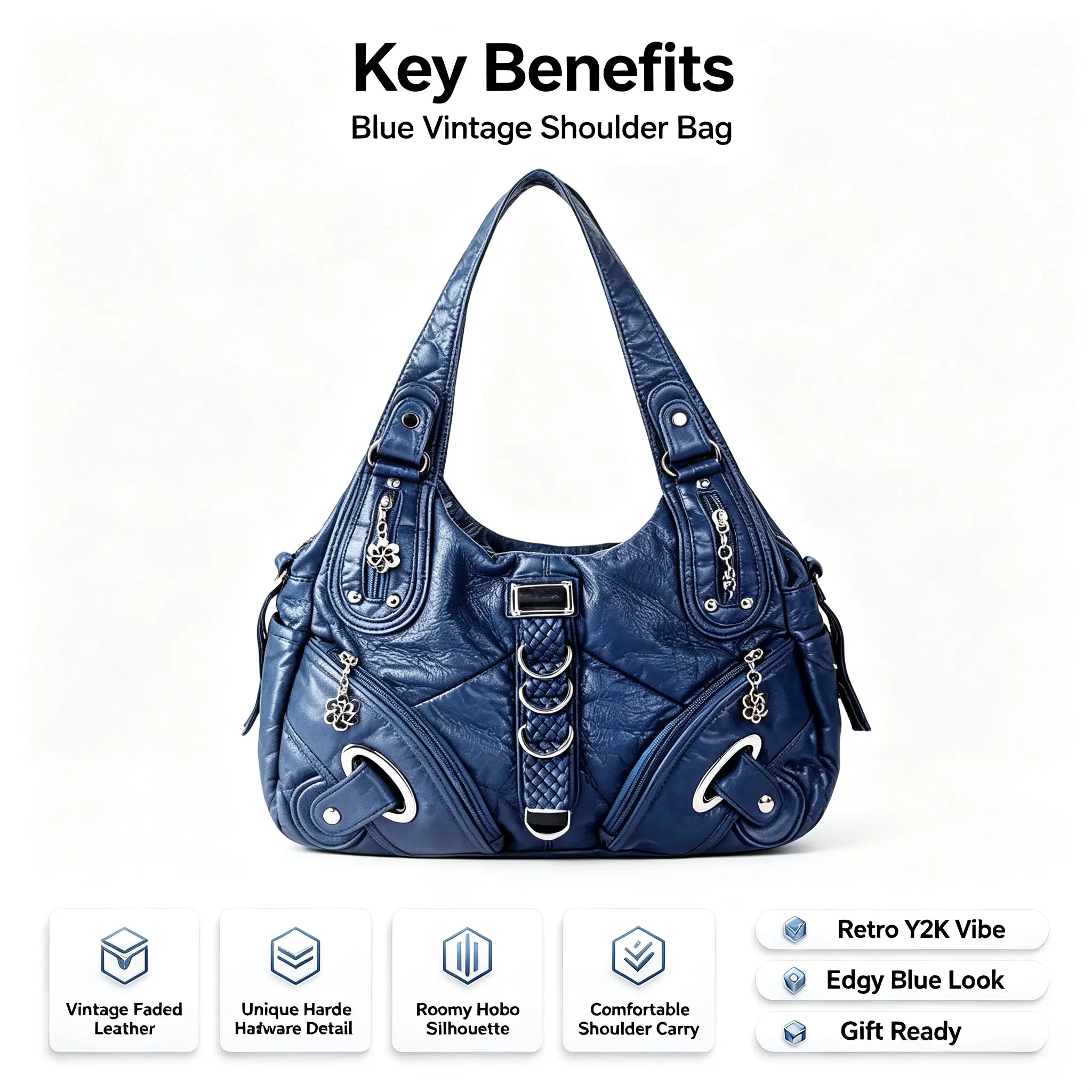 Angelkiss Hobo Purses and handbags for Women Satchel Handbag Women Purses Large Daily Shoulder Bags SpringStatements#WomensHoboBag #SpringFashion2026 #EverydayPurse #LargeSatchelHandbag #TikTokViralBags #AmericanCasualStyle Boho Work Bags Handcrafted Bag