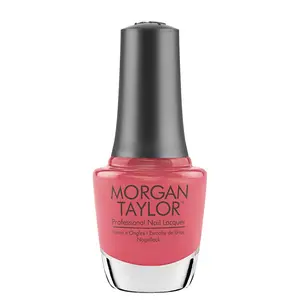 Morgan Taylor My Kind Of Ball Gown - Rose Creme, Professional Lacquer, Vibrant, Chip-Resistant, Fast-Drying, Long-Lasting, High-Shine, Perfect for Manicures & Pedicure, 15mL.