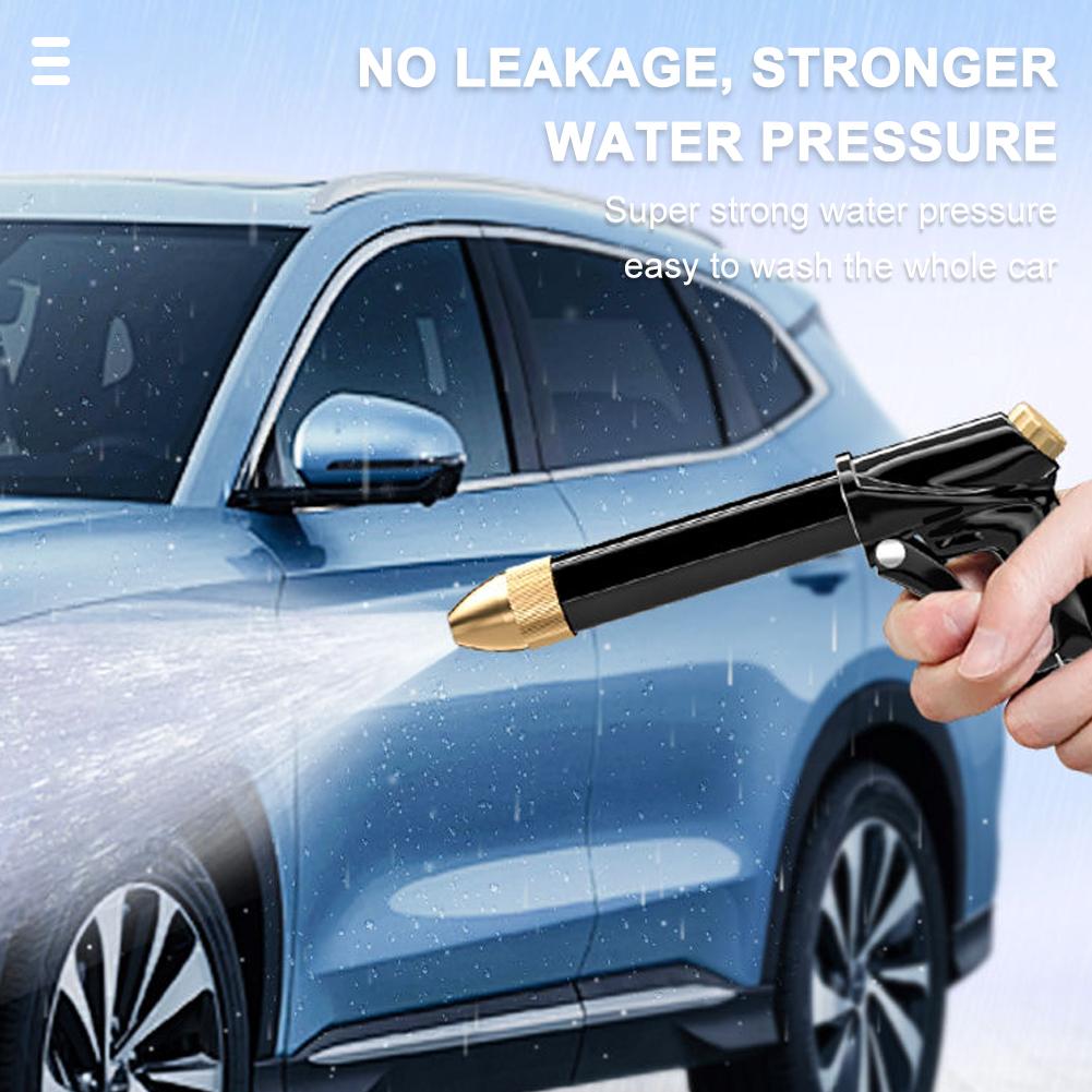 High Pressure Car Wash Water Gun Heavy Duty Garden Hose Nozzle with Adjustable Spray Modes for Cleaning Cars Yard Driveway Durable Leak Proof Design