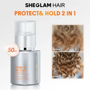SHEGLAM HAIR-Keep it Up Curl Protect & Hold 2-in-1 Styling Treatment Wavy Gel Haircar-Effortlessbeauty-Productosdecabello- Coachella-#Summervibes-mothersdaygift