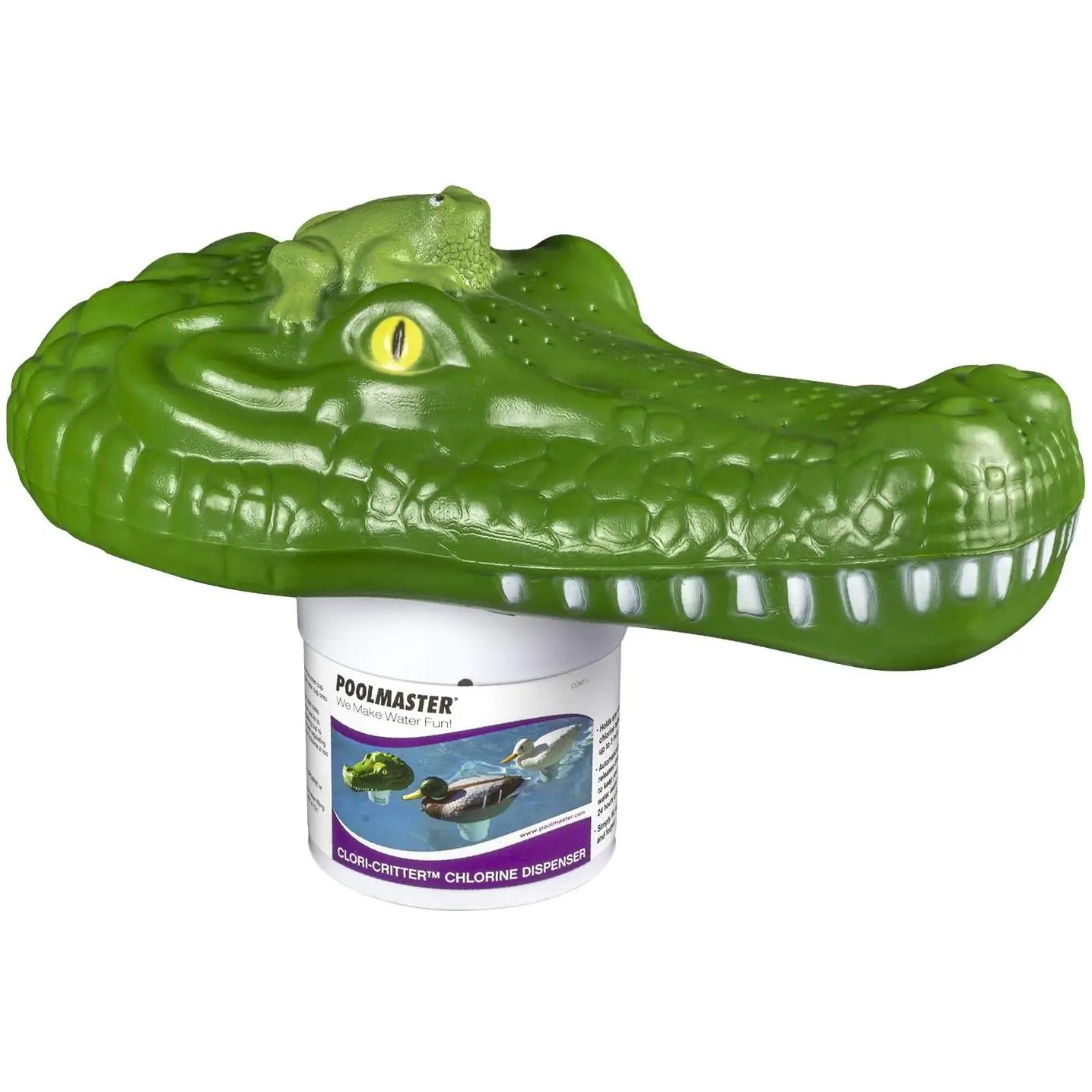 Poolmaster Adjustable Chlorine Dispenser for Swimming Pools and Spas, Alligator