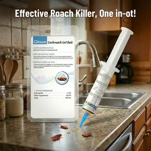 Garsum Cockroach Gel Bait 1 Tube x 30 Grams, Roach Killer Indoor Infestation Home & Outdoor Use
