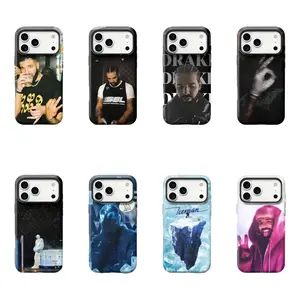 Rapper Drake Trendy Collage Street Style  Magnetic Glossy Phone  Case for IPhone 11,12,13,14,15,16,17 Pro Max Plus Air Shockproof  Cover Gift