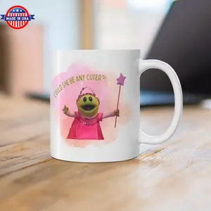 Nanalan Mug - Who's that wonderful girl? Could she be any cuter? - Funny Mug - Gifts for Her - Gifts for Him - Girlfriend TikTok - 11oz Mug