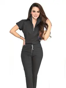 Womens Scrub Uniforms for Nurses Doctors Dental Clinic Beauty Salon Maternity Center Comfortable Lab Scrubs Workwear