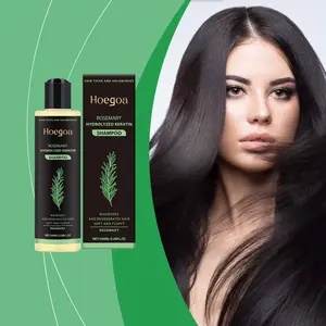 100ML Rosemary Keratin Nourishing Shampoo for All Hair Types, Herbal Extracts for Oil Control, Volumizing and Frizz Prevention, Strengthens and Repairs Damaged Hair, Hydrating Volumizing Shampoo