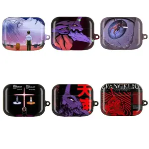 Evangelion Mecha Anime AirPods Case, Futuristic Robot Earbuds Cover, Aesthetic Protective Case for AirPods Gen 1 2 3 4 & Pro Series