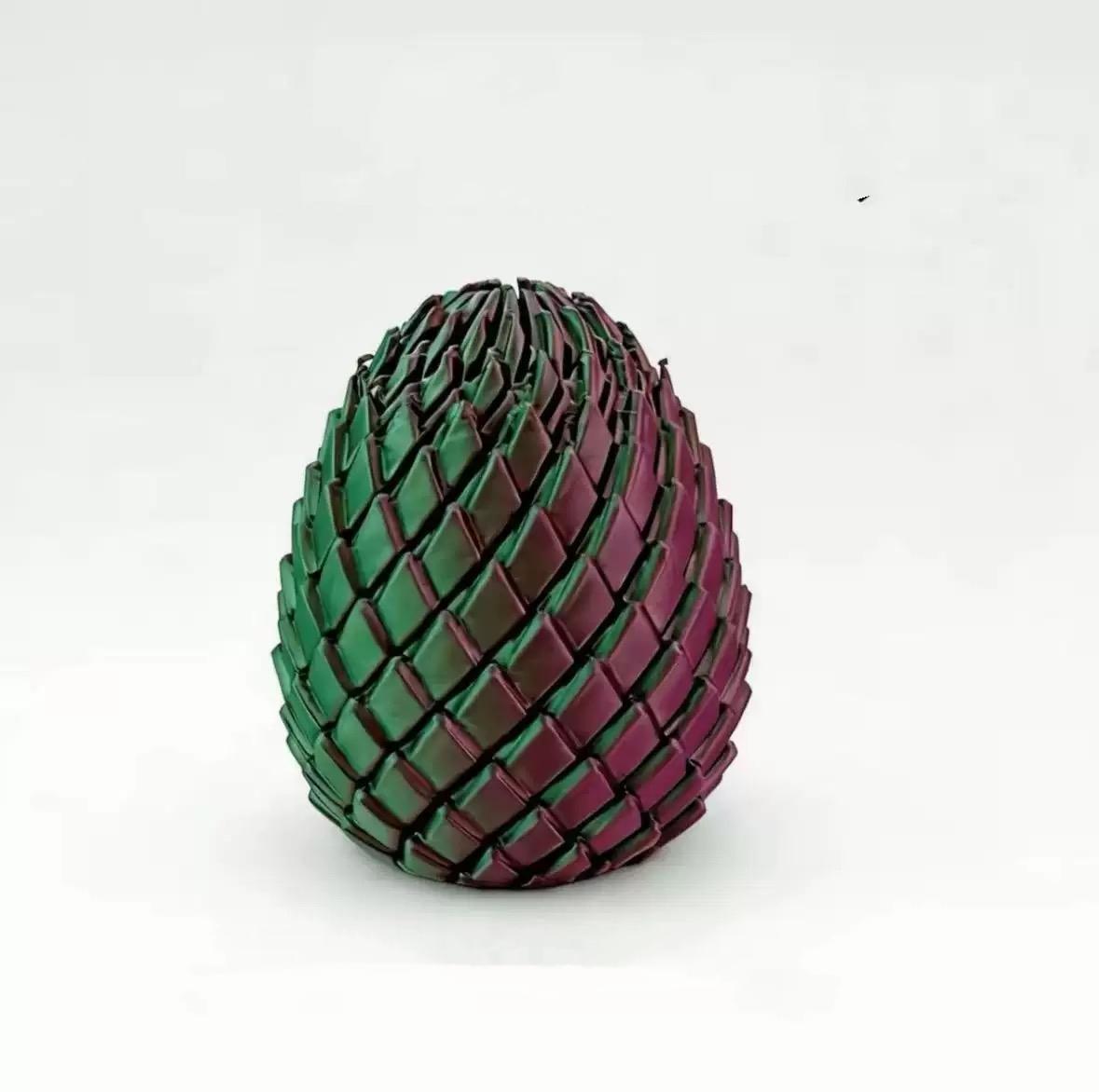 3D Printed Dragon Egg Transforming Ball Stress Relieving Toy for Kids & Adults Innovative Design Rotating Telescoping Fidget Gadget