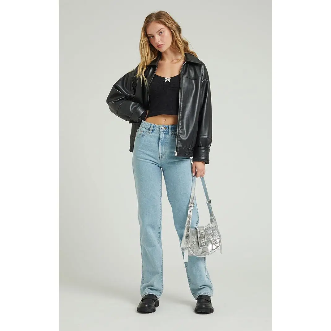 Pacsun Women's '90s Boyfriend Jeans Light Indigo