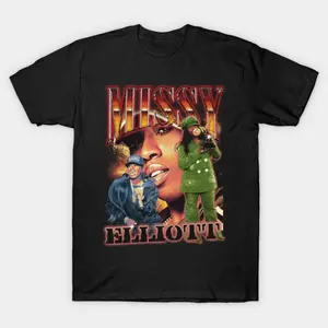Missy Elliott rapper bootleg vintage 90s t-shirt