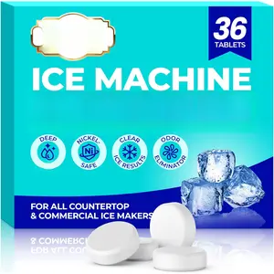 Ice Maker Cleaner Tablets (36 Pack), Ice Machine Descaler, Nickel Safe Cleaner and Descaler for Frigidaire, Opal, GE Profile,  Countertop and Nugget Ice Makers