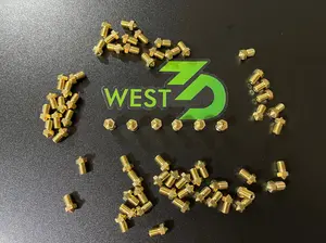 V6 Brass Nozzles (.2mm .3mm .4mm .6mm .8mm 1mm)