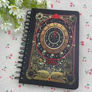 2026 Waiting for the Night Weekly Planner Roman Compass Daily Journal Spiral Bound Goal Tracking Notebook Productivity Organizer for Work Life Aesthetic Agenda Book