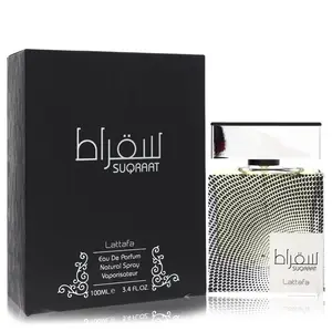 Lattafa 564751 3.4 oz Suqraat Cologne Eau De Parfum Spray for Men