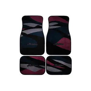 KL STYLE FLOOR MATS (NVY/RED)